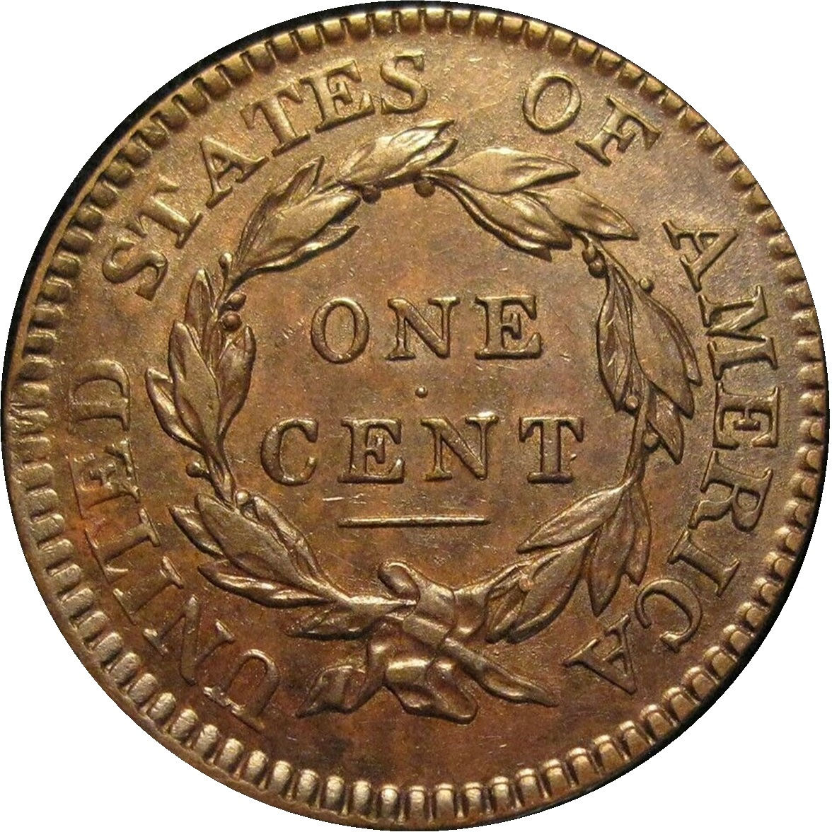 1817-1c-Coronet-Large-Cent-Pincer-'8'-Newcomb-3-R-2